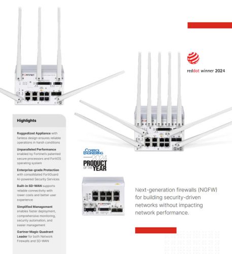  FortiGate Rugged Firewalls